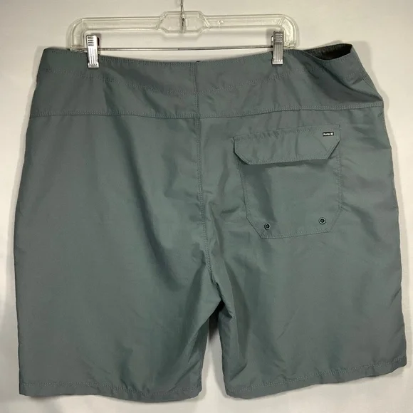 Hurley Men's Gray Board Shorts - Size 38 - Picture 2 of 9